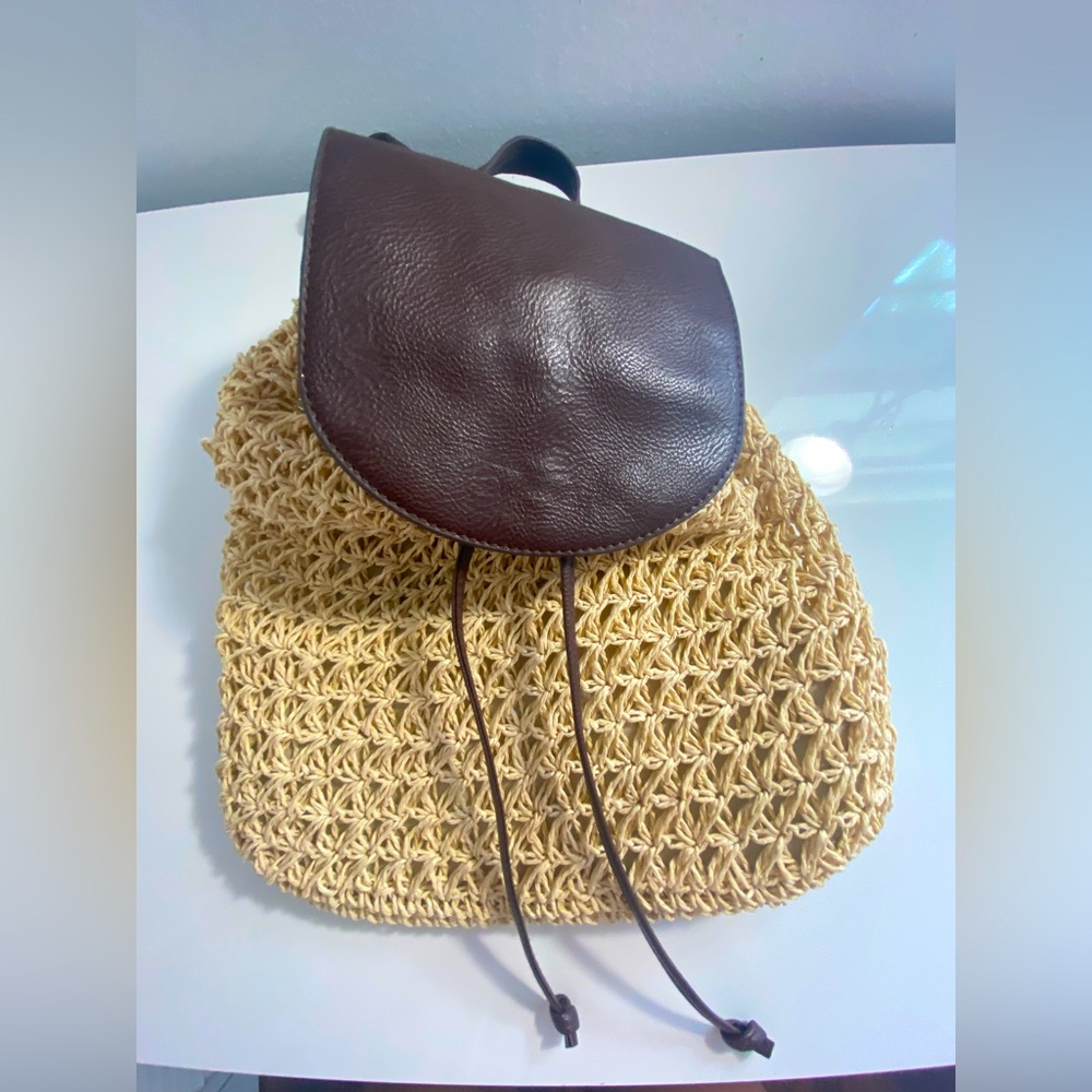 knitted mini bag